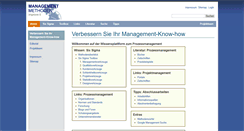 Desktop Screenshot of managementmethoden.info